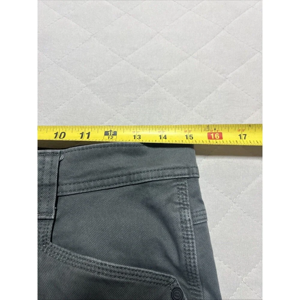 Wrangler Pants Mens 32x30 Gray ATG All Terrain Gear Hiking Zip Pocket Stretch